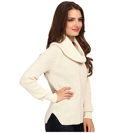 beige michael kors tweed chunky crewneck sweater|MICHAEL Michael Kors Beige Crewneck Sweaters .